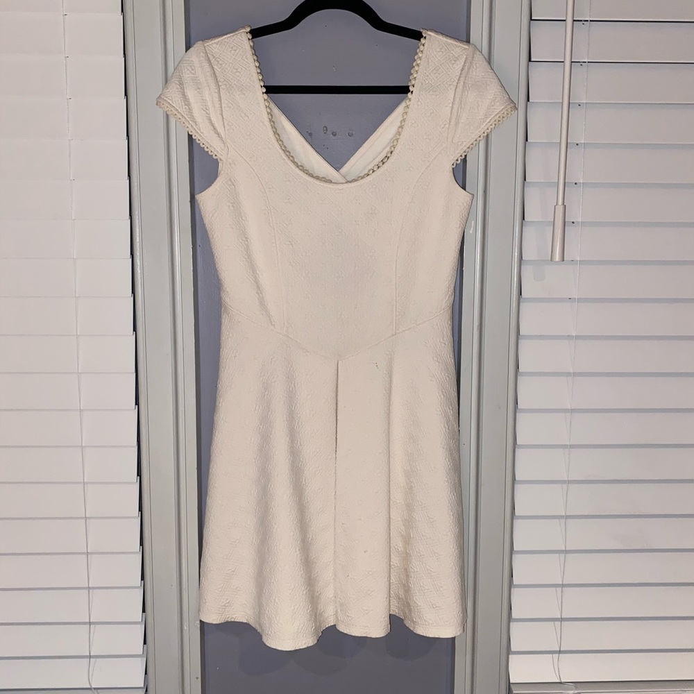 Women’s Free People White Skater Dress Small - Picture 3 of 8